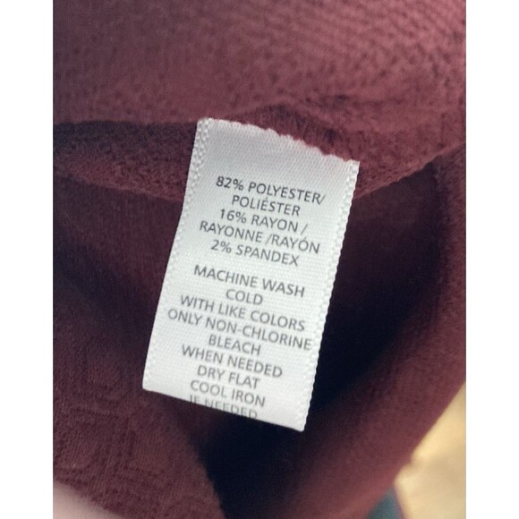 LOFT Skirts Bundle of 2 MEDIUM Gray Flare Burgundy Straight Pencil - Picture 8 of 10